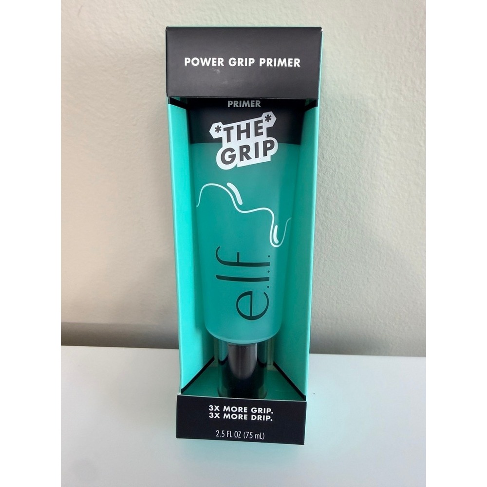 e.l.f. Power Grip Primer Unisex 2.5oz Clear Hyaluronic Acid NWT Jumbo Size
